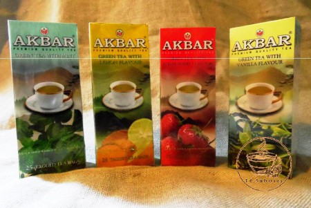 Té verde con sabor